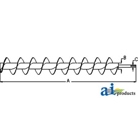 Aftermarket AH76241 AUGER INNER UNLOADING A-AH76241-AI